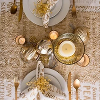 Gold Sequin Mesh Table Runner