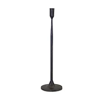 Black Minimalist Taper Candle Holders, Set of 2