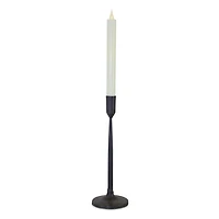 Black Minimalist Taper Candle Holders, Set of 2