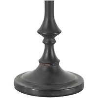 Black Iron Spindle Taper Candle Holders, Set of 3