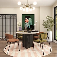 Modern Gold Metal Taper Candle Holders, Set of 3