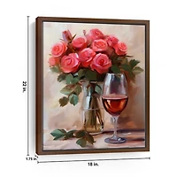 Romantic Day Framed Canvas Art Print