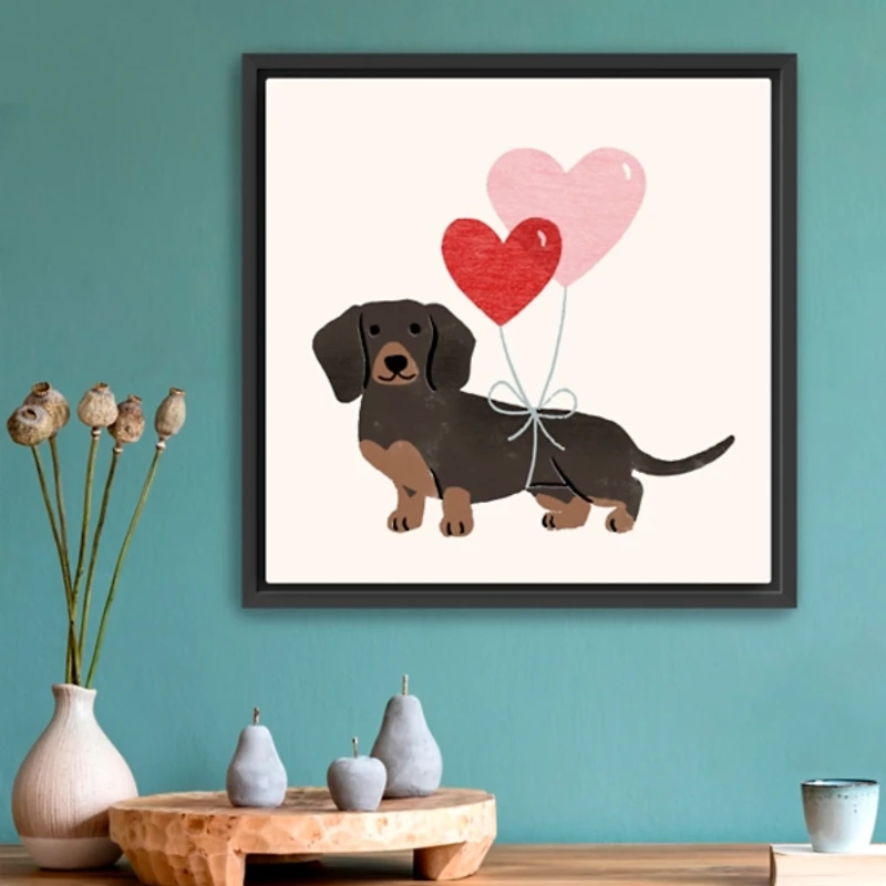 Little Legs Big Heart IV Framed Canvas Art Print