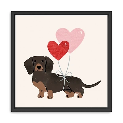 Little Legs Big Heart IV Framed Canvas Art Print