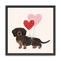 Little Legs Big Heart IV Framed Canvas Art Print