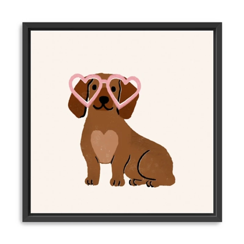 Little Legs Big Heart VI Framed Canvas Art Print