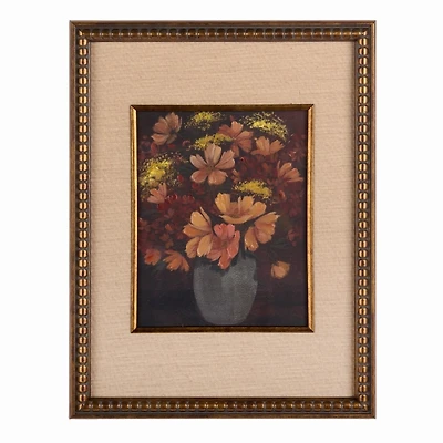 Fall Floral Bouquet Framed Art Print