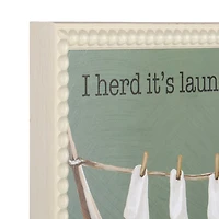 I Herd It's Laundry Day Wall Plaque
