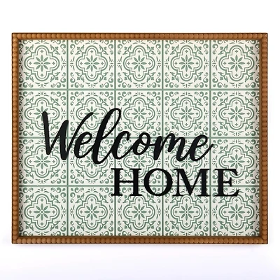Welcome Home Medallion Tile Wall Plaque