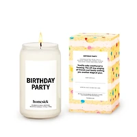 Homesick Birthday Party Jar Candle
