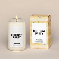 Homesick Birthday Party Jar Candle