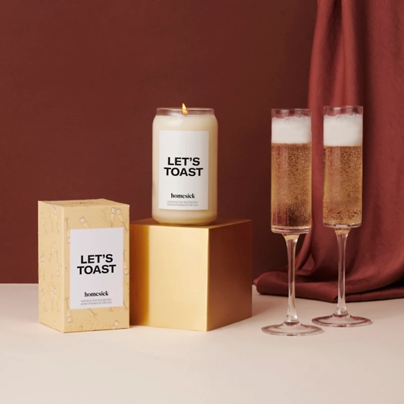 Homesick Lets Toast Jar Candle
