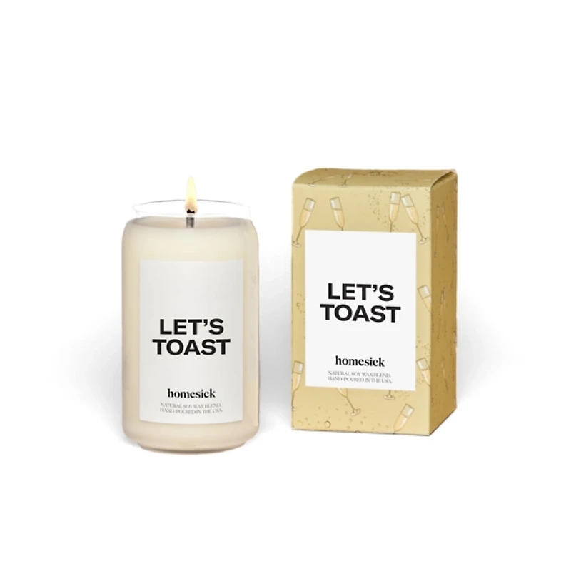 Homesick Lets Toast Jar Candle