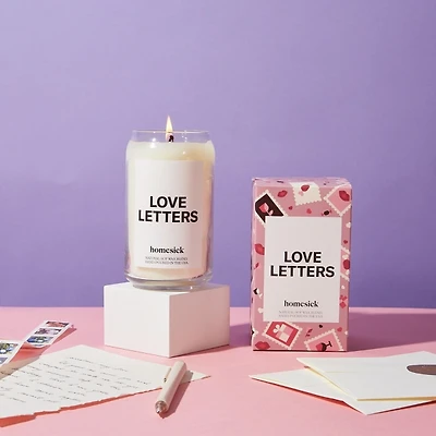 Homesick Love Letters Jar Candle