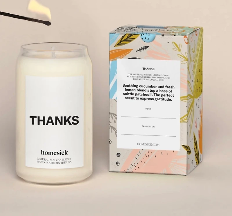 Homesick Thanks Jar Candle