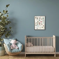 ABC Camping Kids Framed Art Print