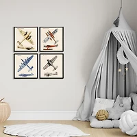 UK Halton Plane Kids Framed Art Print