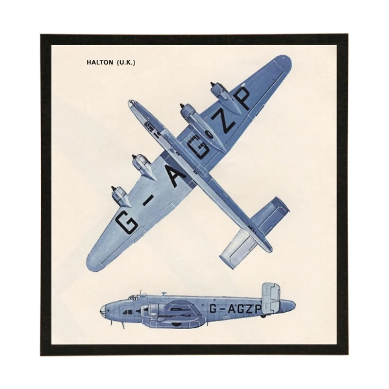 UK Halton Plane Kids Framed Art Print