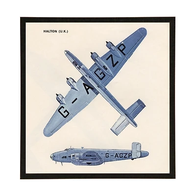 UK Halton Plane Kids Framed Art Print