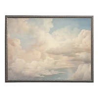 Ivory Soft Clouds Kids Framed Art Print