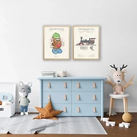 Train Patent Kids Framed Art Print