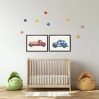 Police Car Kids Framed Art Print