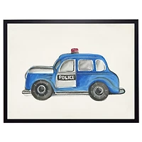 Police Car Kids Framed Art Print