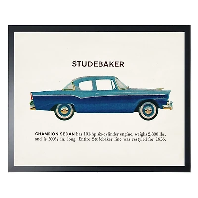 Vintage Studebaker Kids Framed Art Print