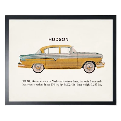 Vintage Hudson Kids Framed Art Print