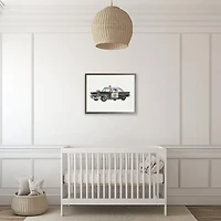 Police Car Framed Art Print