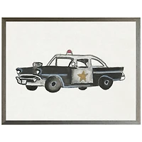 Police Car Framed Art Print