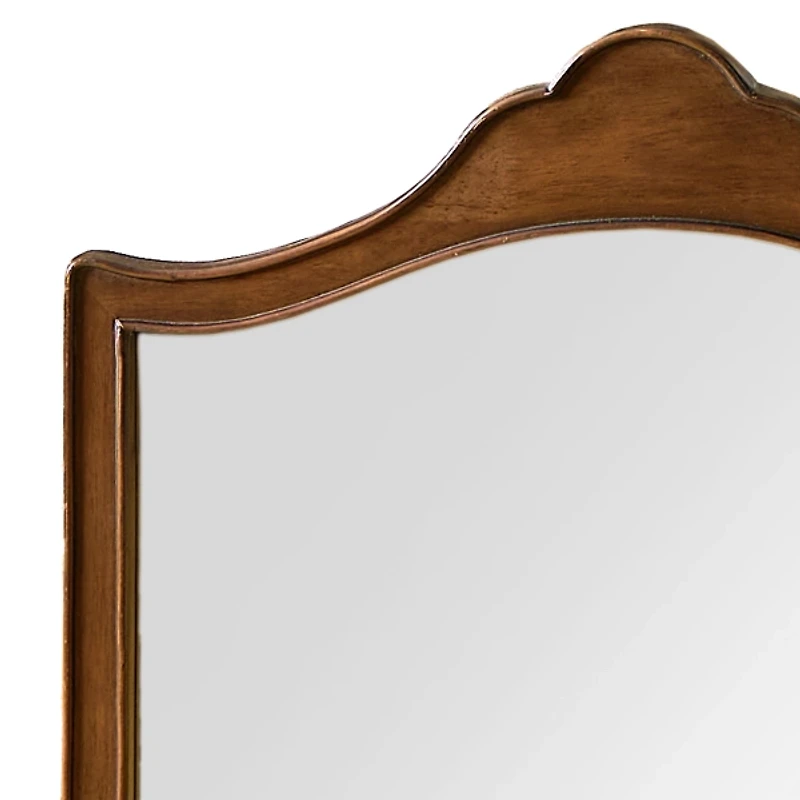 Wood Lucy Arched Wall Mirror