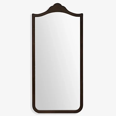 Brown Wood Lucy Arched Leaner Mirror