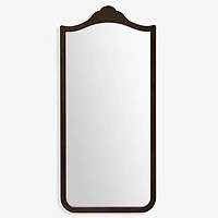 Brown Wood Lucy Arched Leaner Mirror