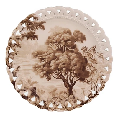 Brown Timeless Heirloom Plate Wall Art