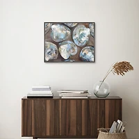 Coastal Summer Fun Framed Canvas Art Print