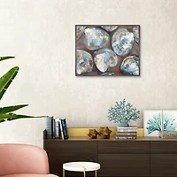 Coastal Summer Fun Framed Canvas Art Print