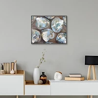 Coastal Summer Fun Framed Canvas Art Print