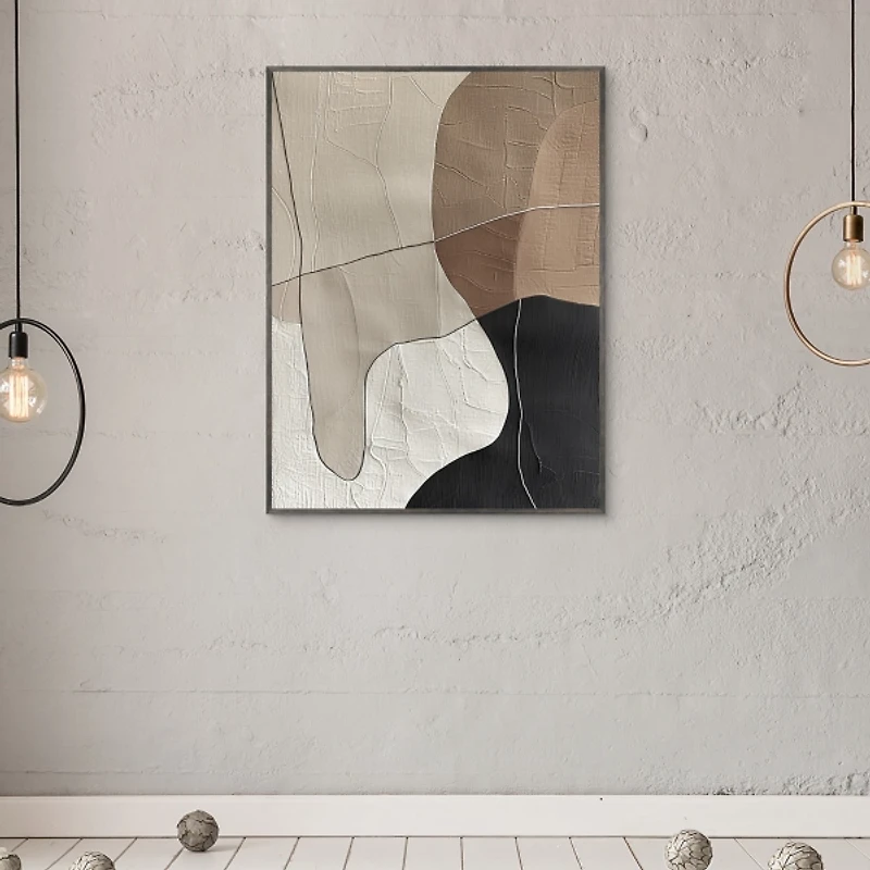 Earth Moves Framed Canvas Art Print