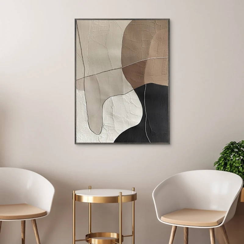 Earth Moves Framed Canvas Art Print