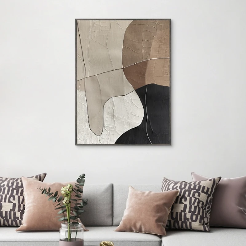 Earth Moves Framed Canvas Art Print