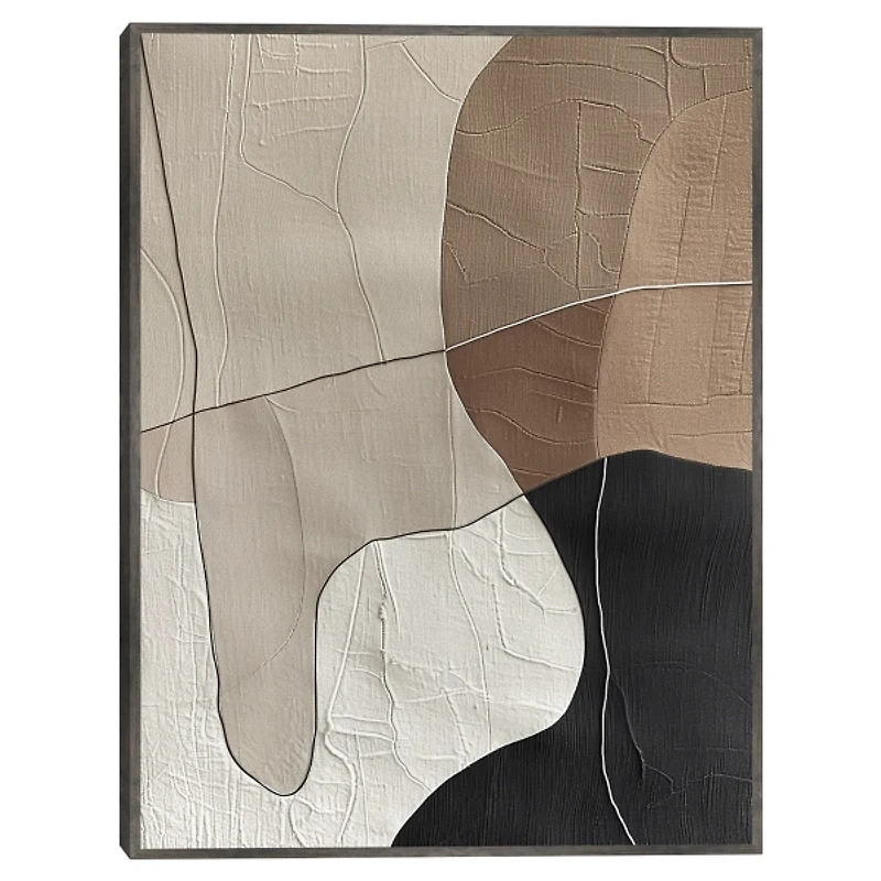 Earth Moves Framed Canvas Art Print