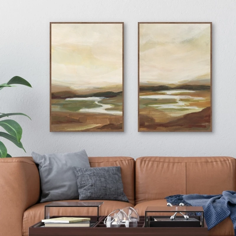 Chestnut Springs Framed Canvas Art Print, Set of 2