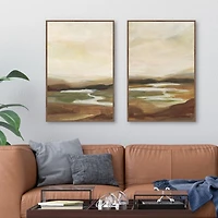 Chestnut Springs Framed Canvas Art Print, Set of 2