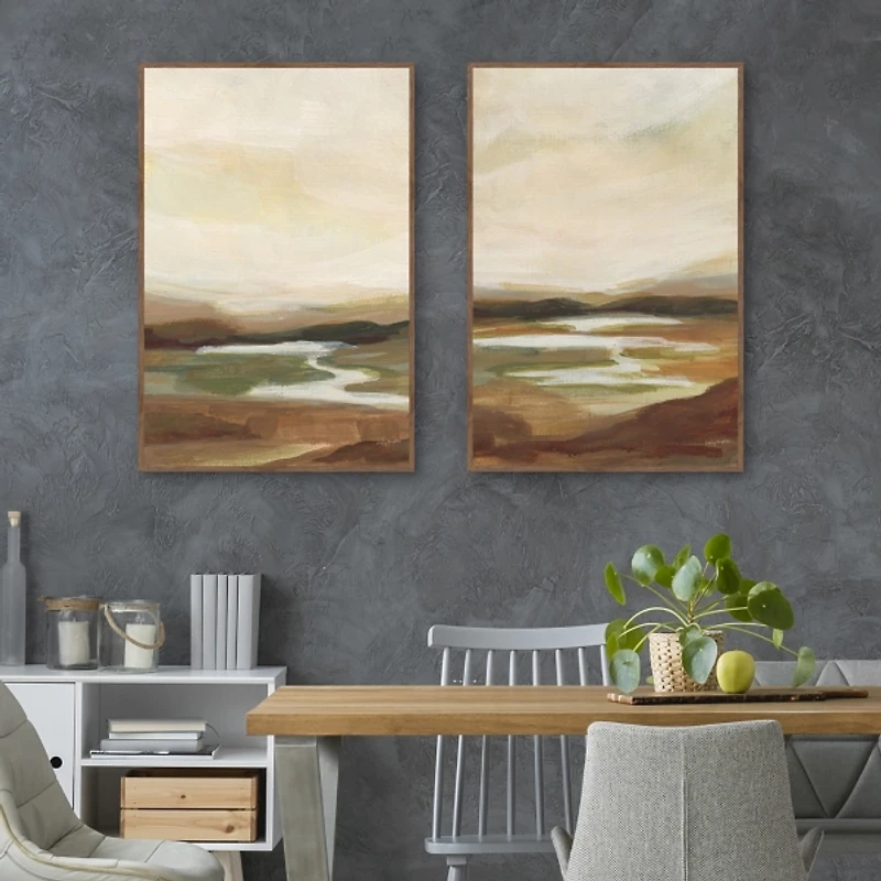 Chestnut Springs Framed Canvas Art Print, Set of 2