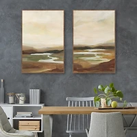 Chestnut Springs Framed Canvas Art Print, Set of 2