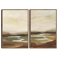 Chestnut Springs Framed Canvas Art Print, Set of 2