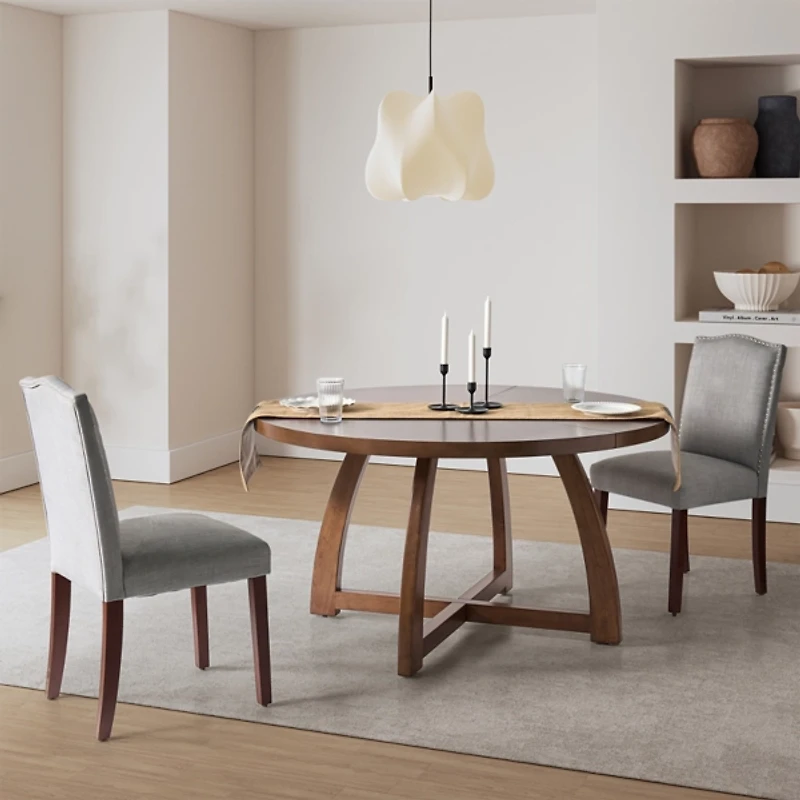 Mid-Century Modern Walnut Dining Table