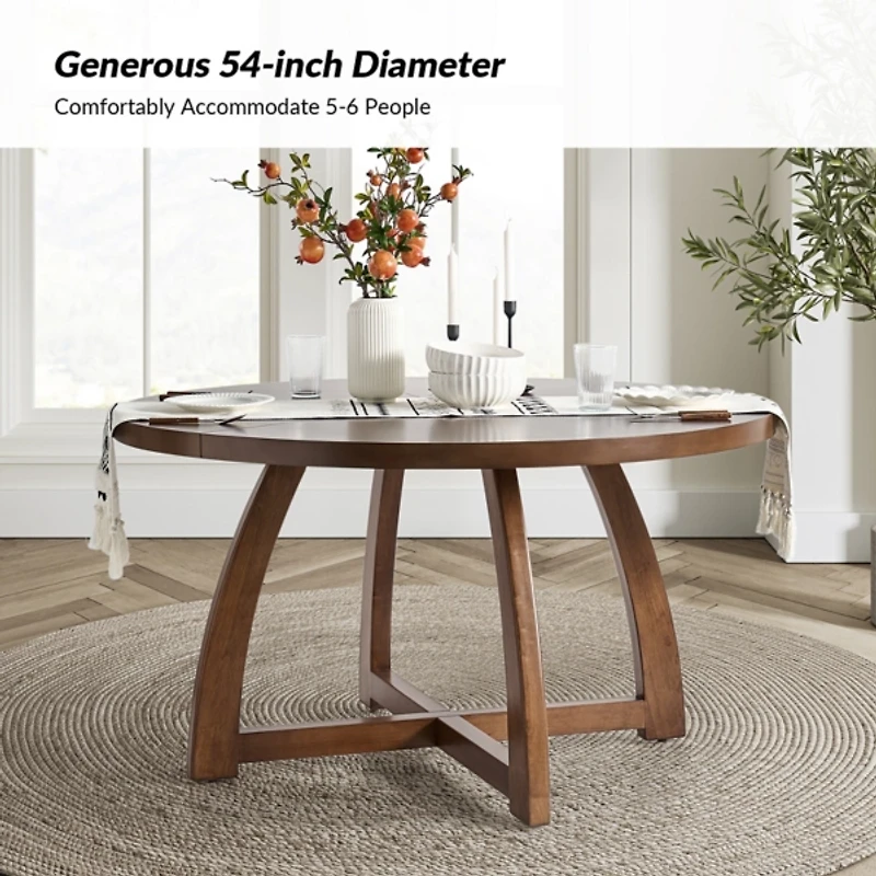 Mid-Century Modern Walnut Dining Table