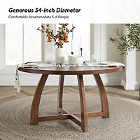 Mid-Century Modern Walnut Dining Table